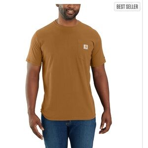 Carhartt Men's Tan Short Sleeve Tee